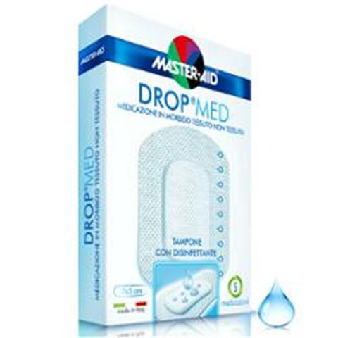 PIETRASANTA PHARMA SPA MEDICAZIONE COMPRESSA AUTOADESIVA DERMOATTIVA IPOALLERGENICAAERATA MASTER-AID DROP MED 10X8 5 PEZZI PIETRASANTA PHARMA SPA