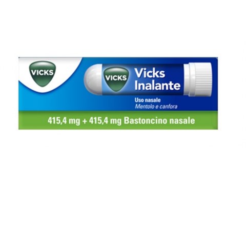 PROCTER & GAMBLE SRL VICKS INALANTE*rinol 1 bastoncino nasale 415,4 mg + 415,4 mg PROCTER & GAMBLE SRL