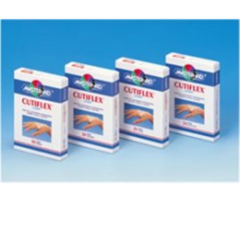 PIETRASANTA PHARMA SPA CEROTTO MASTER-AID CUTIFLEXMED STRIP TRASPARENTE IMPERMEABILE SUPPORTO IN POLIURETANO 4 FORMATI ASSORTITI 20 PEZZI PIETRASANTA PHARMA SPA
