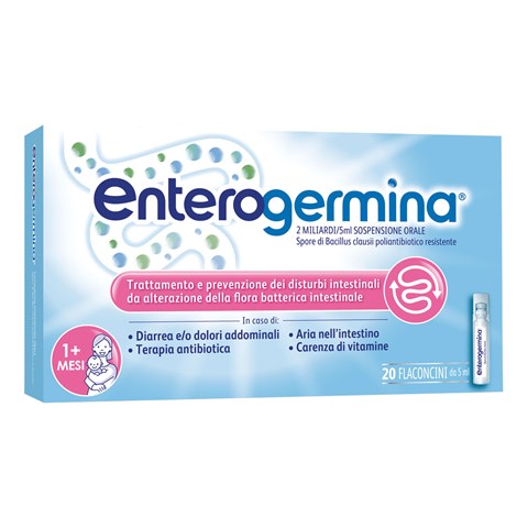 OPELLA HEALTHCARE ITALY SRL ENTEROGERMINA*orale sosp 20 flaconcini 2 mld 5 ml OPELLA HEALTHCARE ITALY SRL