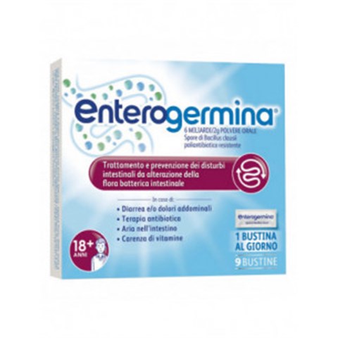 OPELLA HEALTHCARE ITALY SRL ENTEROGERMINA*orale sosp 9 bust 6 mld/2 g OPELLA HEALTHCARE ITALY SRL