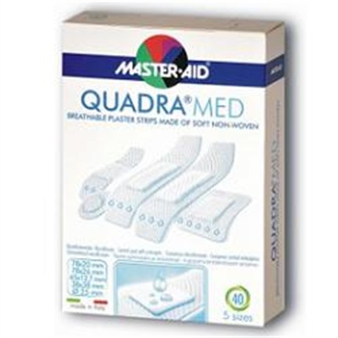 PIETRASANTA PHARMA SPA CEROTTO MASTER-AID QUADRA DERMOATTIVO FORMATI ASSORTITI 40 PEZZI PIETRASANTA PHARMA SPA