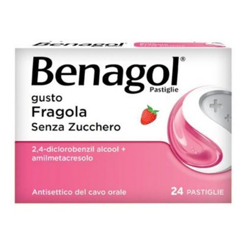 RECKITT BENCKISER H.(IT.) SPA BENAGOL*24 pastiglie 0,6 mg + 1,2 mg fragola senza zucchero RECKITT BENCKISER H.(IT.) SPA