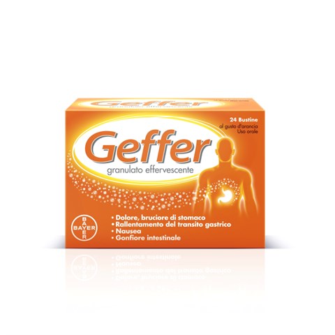 BAYER SPA GEFFER*orale granulato effervescente 24 bustine 5 g BAYER SPA