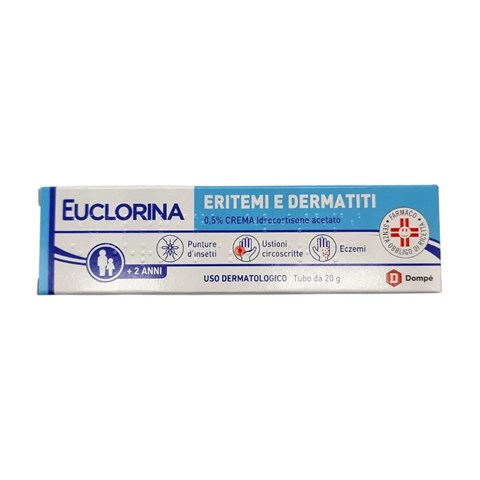 DOMPE' FARMACEUTICI SPA EUCLORINA ERITEMI*crema derm 20 g 0,5% DOMPE' FARMACEUTICI SPA