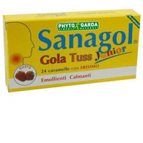 NAMED SRL SANAGOL GOLA TUSS JUNIOR FRAGOLA 24 CARAMELLE NAMED SRL