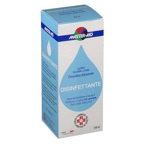 PIETRASANTA PHARMA SPA MASTER AID DISINFETTANTE*soluz cutanea 1 g/100 ml 250 ml PIETRASANTA PHARMA SPA