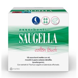 930856125 saugella cotton touch assorbenti notte 12 pezzi taglio prezzo