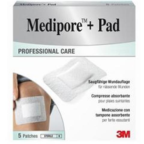 POLIFARMA BENESSERE SRL MEDICAZIONE MEDIPORE+PAD 10X10CM 5PEZZI POLIFARMA BENESSERE SRL