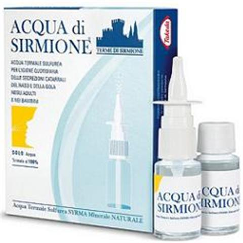 TERME DI SIRMIONE ACQUA SIRMIONE MINERALE NATURALE 6 FIALE 15 ML TERME DI SIRMIONE