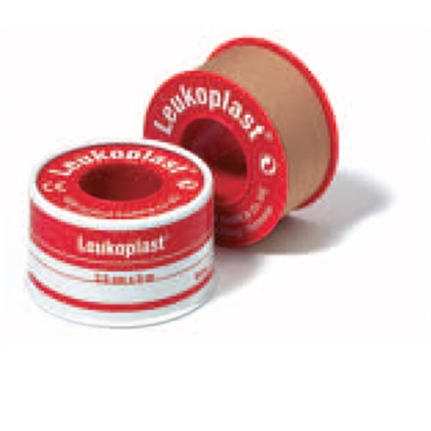 ESSITY ITALY SPA CEROTTO CHIRURGICO PER FISSAGGIO MEDICAZIONI IN ROCCHETTO LEUKOPLAST SUPPORTO VISCOSA COLOR PELLE MASSA ADESIVA CAUCCIU'OSSIDO DI ZINCO 2,5X500CM ESSITY ITALY SPA
