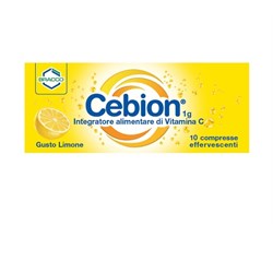 CEBION EFFERVESCENTE VITAMINA c LIMONE 10 COMPRESSE