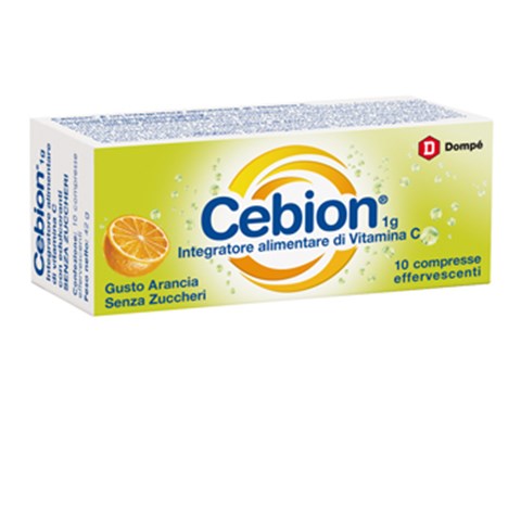 PROCTER & GAMBLE SRL CEBION EFFERVESCENTE VIT C SENZA ZUCCHERO 10 COMPRESSE PROCTER & GAMBLE SRL