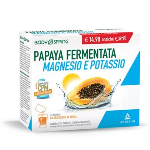ANGELINI (A.C.R.A.F.) SPA ENERGYA PAPAYA MAGNESIO POTASSIO 14 BUSTINE ANGELINI (A.C.R.A.F.) SPA