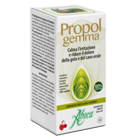 ABOCA SPA SOCIETA' AGRICOLA PROPOLGEMMA BAMBINI 45 COMPRESSE OROSOLUBILI 480 MG ABOCA SPA SOCIETA' AGRICOLA