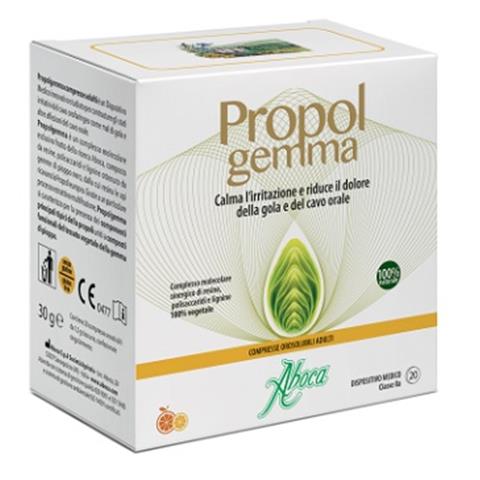 ABOCA SPA SOCIETA' AGRICOLA PROPOLGEMMA 20 COMPRESSE OROSOLUBILI ADULTI 1,50 G ABOCA SPA SOCIETA' AGRICOLA