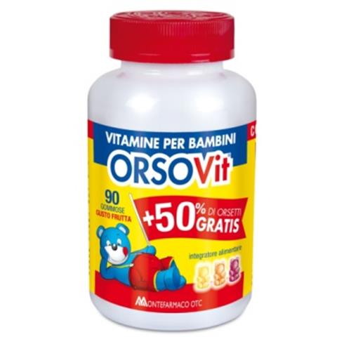 MONTEFARMACO OTC SPA ORSOVIT CARAMELLE GOMMOSE 90 PEZZI MONTEFARMACO OTC SPA