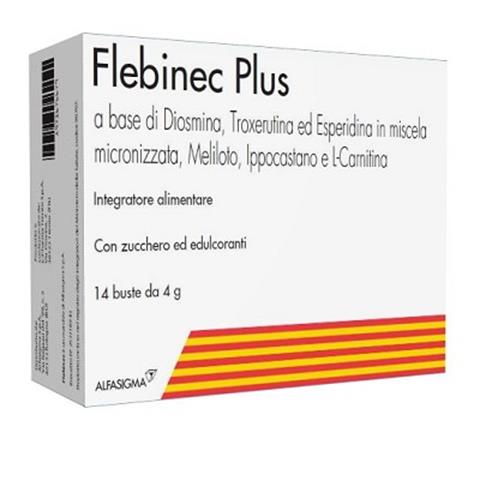 ALFASIGMA SPA FLEBINEC PLUS 14 BUSTINE 4 G ALFASIGMA SPA
