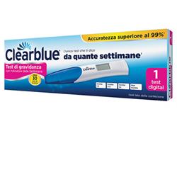 TEST DI GRAVIDANZA CLEARBLUE CON INDICATORE DELLE SETTIMANE1 PEZZO