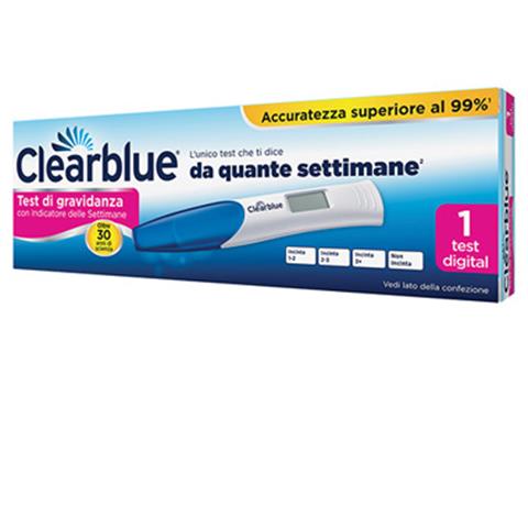 PROCTER & GAMBLE SRL TEST DI GRAVIDANZA CLEARBLUE CON INDICATORE DELLE SETTIMANE1 PEZZO PROCTER & GAMBLE SRL