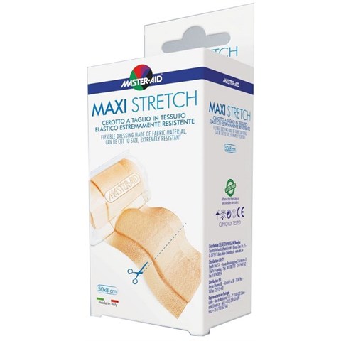 PIETRASANTA PHARMA SPA MASTER-AID STRETCH CEROTTO A TAGLIO IN TESSUTO ELASTICO RESISTENTE 50 X 8 CM PIETRASANTA PHARMA SPA