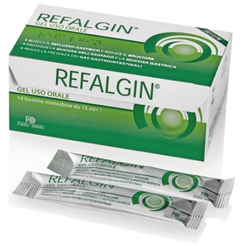 FARMA-DERMA SRL REFALGIN GEL OROSOLUBILE ANTIREFLUSSO 14 BUSTINE 15 ML FARMA-DERMA SRL