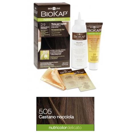 BIOS LINE SPA BIOKAP NUTRICOLOR DELICATO 5,05 CASTANO NOCCIOLA TINTA TUBO+ FLACONE BIOS LINE SPA