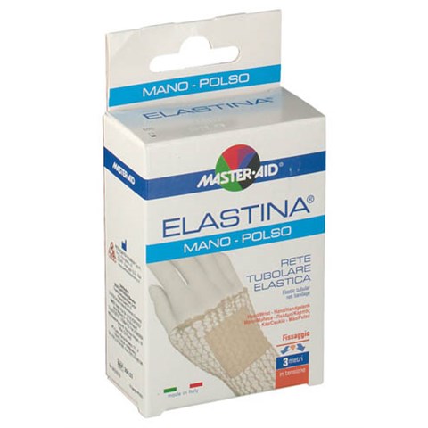 PIETRASANTA PHARMA SPA RETE TUBOLARE ELASTICA IPOALLERGENICA MASTER-AID ELASTINA MANO/POLSO 3 MT IN TENSIONE CALIBRO 3 CM PIETRASANTA PHARMA SPA