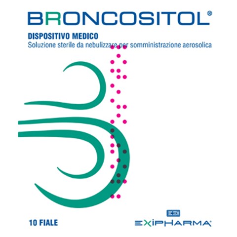 EXIPHARMA SRL BRONCOSITOL SOLUZIONE STERILE DA NEBULIZZARE PER SOMMINISTRAZIONE AEROSOLICA 10 FIALE 3 ML EXIPHARMA SRL