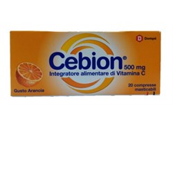 971141193 cebion masticabile arancia vitamina c 500 mg 20 compresse