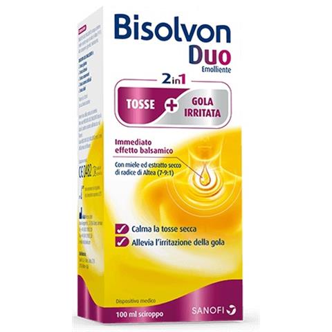 OPELLA HEALTHCARE ITALY SRL BISOLVON DUO SCIROPPO EMOLLIENTE 100 ML OPELLA HEALTHCARE ITALY SRL