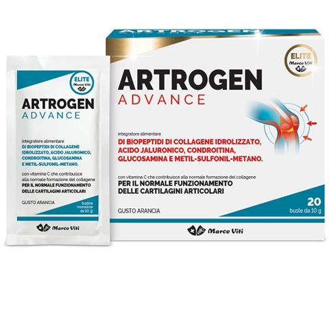 MARCO VITI FARMACEUTICI SPA ARTROGEN ADVANCE 20 BUSTINE DA 10 G MARCO VITI FARMACEUTICI SPA