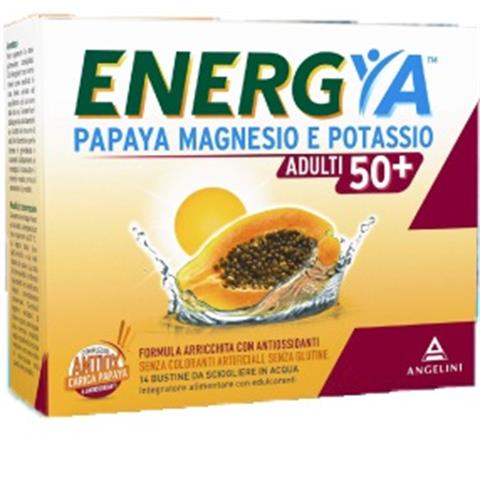 ANGELINI (A.C.R.A.F.) SPA ENERGYA PAPAYA MAGNESIO POTASSIO 50+ 14 BUSTINE ANGELINI (A.C.R.A.F.) SPA