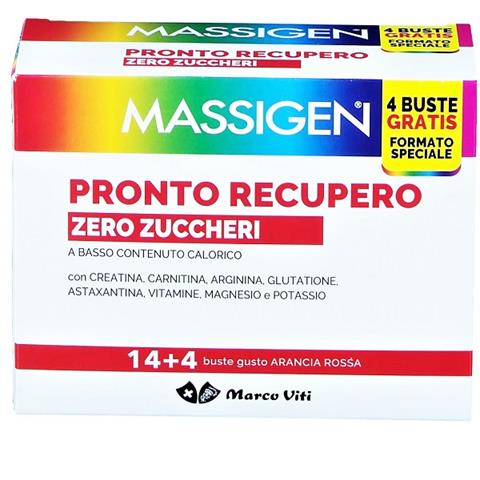 MARCO VITI FARMACEUTICI SPA PRONTO RECUPERO ZERO ZUCCHERO 14 BUSTINE + 4 BUSTINE MARCO VITI FARMACEUTICI SPA