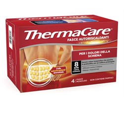 FASCIA AUTORISCALDANTE a CALORE TERAPEUTICO THERMACARE SCHIENA 4 PEZZI
