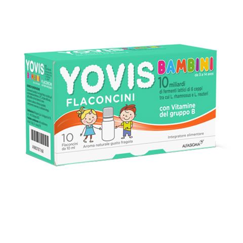 ALFASIGMA SPA YOVIS BAMBINI FRAGOLA 10 FLACONCINI DA 10 ML ALFASIGMA SPA