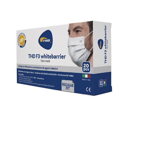 THD SPA MASCHERINA CHIRURGICA THD MASK F3 WHITEBARRIER MULTI REGULAR50 PEZZI THD SPA