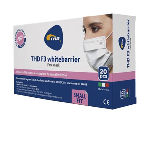 THD SPA MASCHERINA CHIRURGICA THD MASK F3 BLUEBARRIER MULTI SMALL 20PEZZI THD SPA