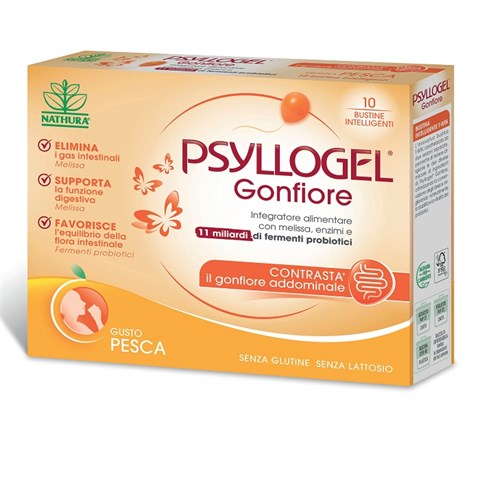 NATHURA GIULIANI(GIULIANI SPA) PSYLLOGEL GONFIORE PESCA 10 BUSTINE NATHURA GIULIANI(GIULIANI SPA)