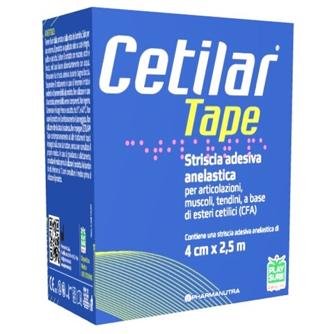 PHARMANUTRA SPA STRISCIA ADESIVA ANELASTICA CETILAR TAPE CM 4 X 2,5 M PHARMANUTRA SPA
