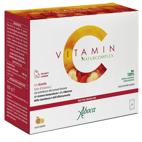 ABOCA SPA SOCIETA' AGRICOLA VITAMIN C NATURCOMPLEX 20 BUSTINE ABOCA SPA SOCIETA' AGRICOLA