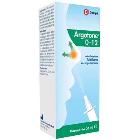 DOMPE' FARMACEUTICI SPA ARGOTONE 0-12 SPRAY NASALE 20 ML DOMPE' FARMACEUTICI SPA