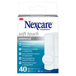 CEROTTO PREPARATO 3M NEXCARE SOFT TOUCH UNIVERSAL 3 MISURE 20 CEROTTI 19X72MM + 10 CEROTTI 25X72MM + 10 CEROTTI TONDI 22,5MM