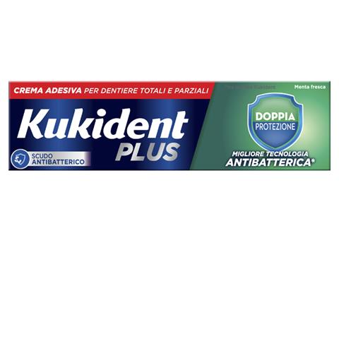 PROCTER & GAMBLE SRL KUKIDENT PLUS DOPPIA PROTEZIONE CREMA ADESIVA DENTIERE 40 G PROCTER & GAMBLE SRL