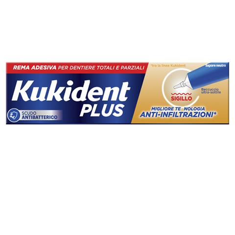 PROCTER & GAMBLE SRL KUKIDENT PLUS SIGILLO ANTI INFILTRAZIONI CREMA ADEISVA DENTIERE 40 G PROCTER & GAMBLE SRL