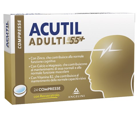 ANGELINI (A.C.R.A.F.) SPA ACUTIL ADULTI 55+ 24 COMPRESSE IT ANGELINI (A.C.R.A.F.) SPA