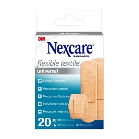 POLIFARMA BENESSERE SRL CEROTTO PREPARATO 3M NEXCARE TEXTILE N0420AS ASSORTITI 3 MISURE 10 CEROTTI 19X72MM + 6 CEROTTI 25X72MM + 4 CEROTTI 22,5MM POLIFARMA BENESSERE SRL