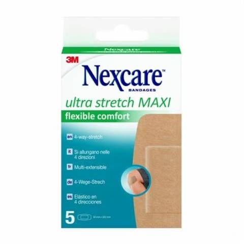 POLIFARMA BENESSERE SRL CEROTTO NEXCARE ULTRA STRETCH MAXI FLEXIBLE COMFORT 50X101 MM 5 PEZZI POLIFARMA BENESSERE SRL