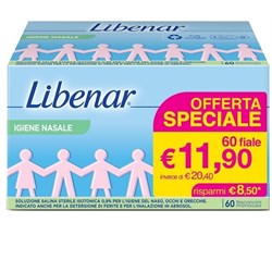 FIALE ISOTONICHE LIBENAR 60 PEZZI DA 5 ML