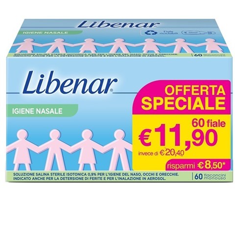 PERRIGO ITALIA SRL FIALE ISOTONICHE LIBENAR 60 PEZZI DA 5 ML PERRIGO ITALIA SRL